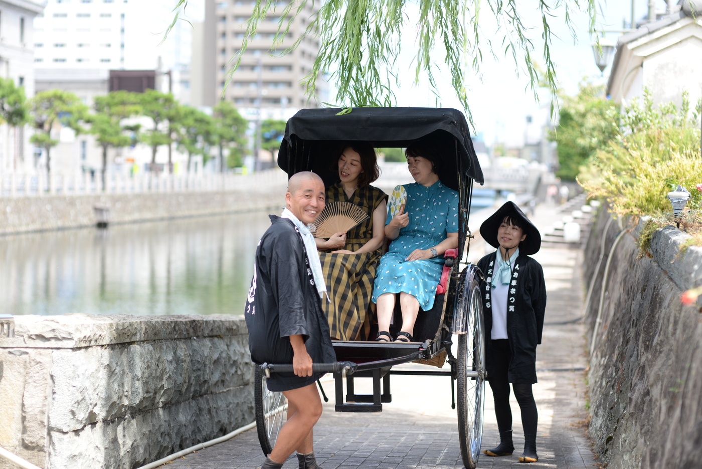 水の都を人力車で巡ろう！～城下散策コース～